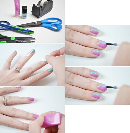 แฟชั่น ไอเดียสุดคูล ทำเล็บสวยด้วยสก็อตเทป