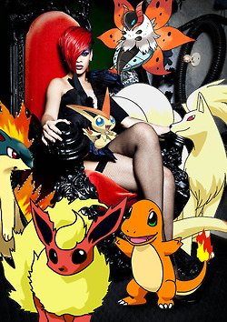 นักร้องสาวกับโปเกม่อน