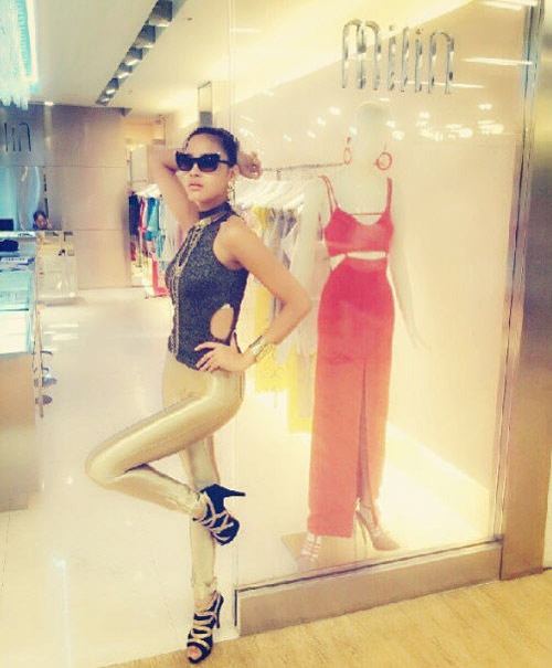 แฟชั่น Disco Pant กางเกงฟิตตึงเปรี๊ยะ สำหรับสาวหุ่นเซี๊ยะ