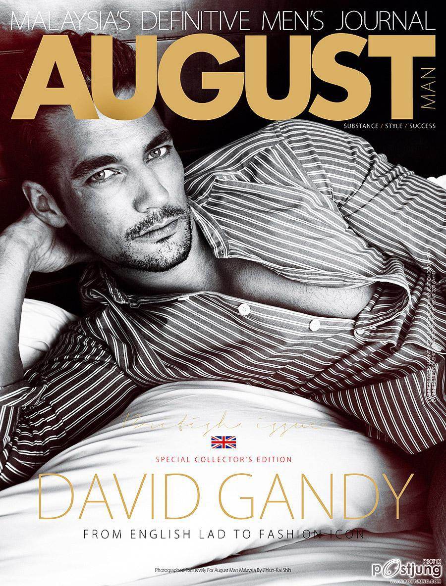 David Gandy @ August Man Malaysia Magazine  July 2012