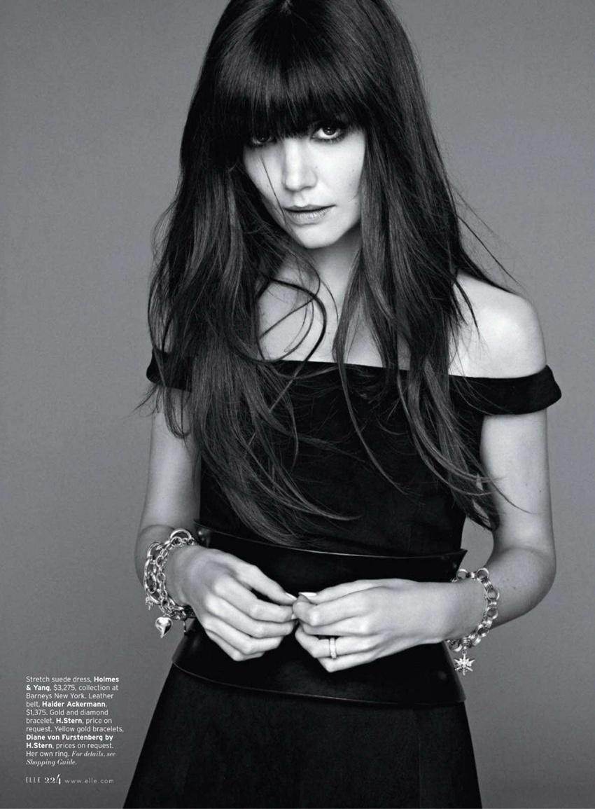 Katie Holmes @ Elle US August 2012