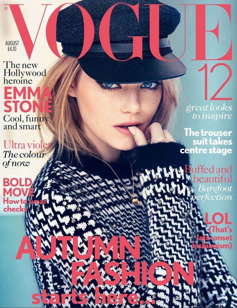 Emma Stone @ Vogue UK August 2012