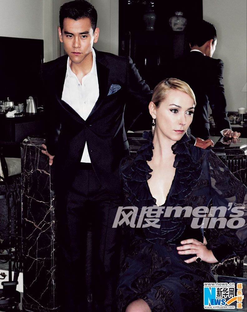Wu Zun, Frida Giannini & Eddie Peng @ Men’s Uno China July 2012