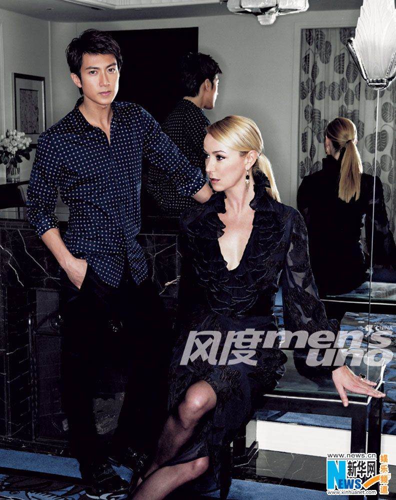 Wu Zun, Frida Giannini & Eddie Peng @ Men’s Uno China July 2012