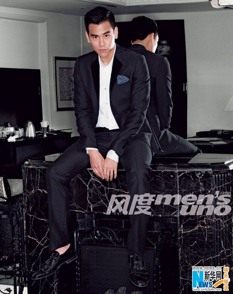 Wu Zun, Frida Giannini & Eddie Peng @ Men’s Uno China July 2012