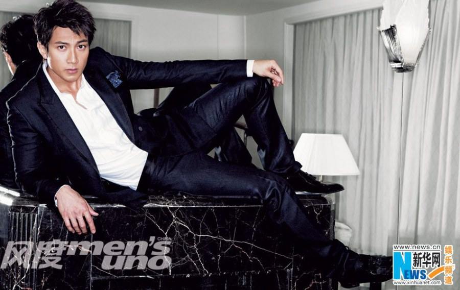 Wu Zun, Frida Giannini & Eddie Peng @ Men’s Uno China July 2012