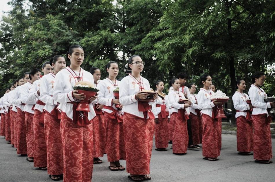 พิธีไหว้ครูวิจิตรศิลป์ มช. 2555