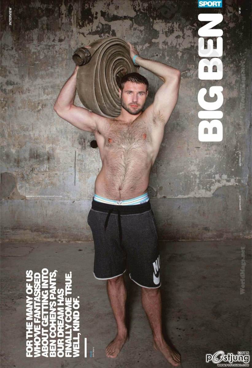 Ben Cohen @ Gay Times Magazine August 2012