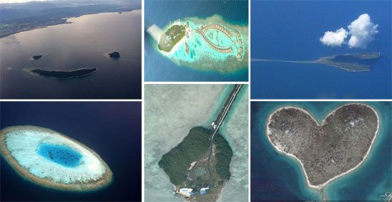 13 เกาะสวยรูปร่างแปลกจากทั่วโลก