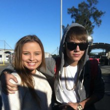 Justin Bieber with Aussie Fans (July 14, 2012