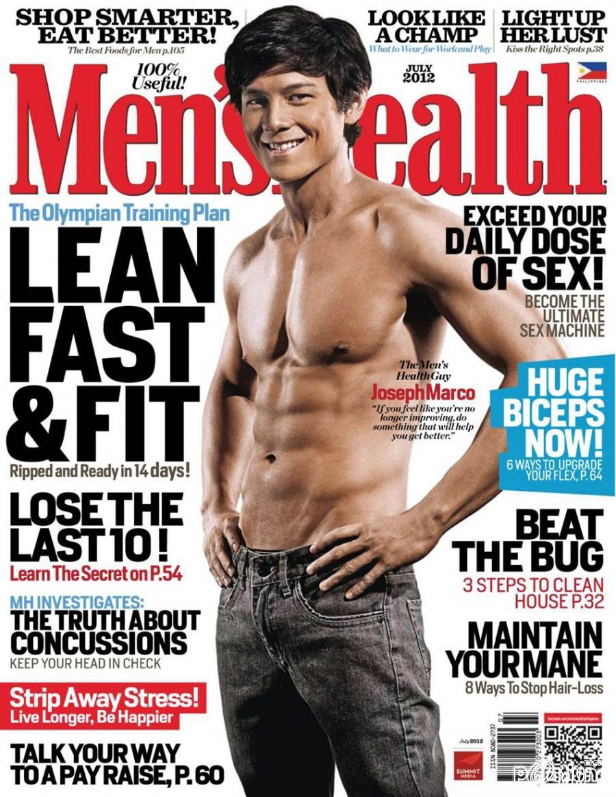 Joseph Marco @ Men's Health Philippines July 2012