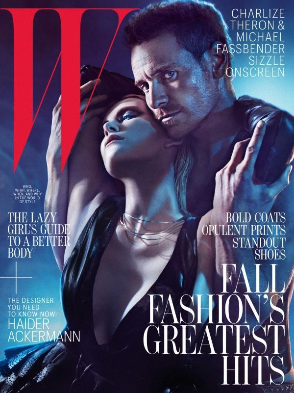 Charlize Theron & Michael Fassbender @ W Magazine August 2012