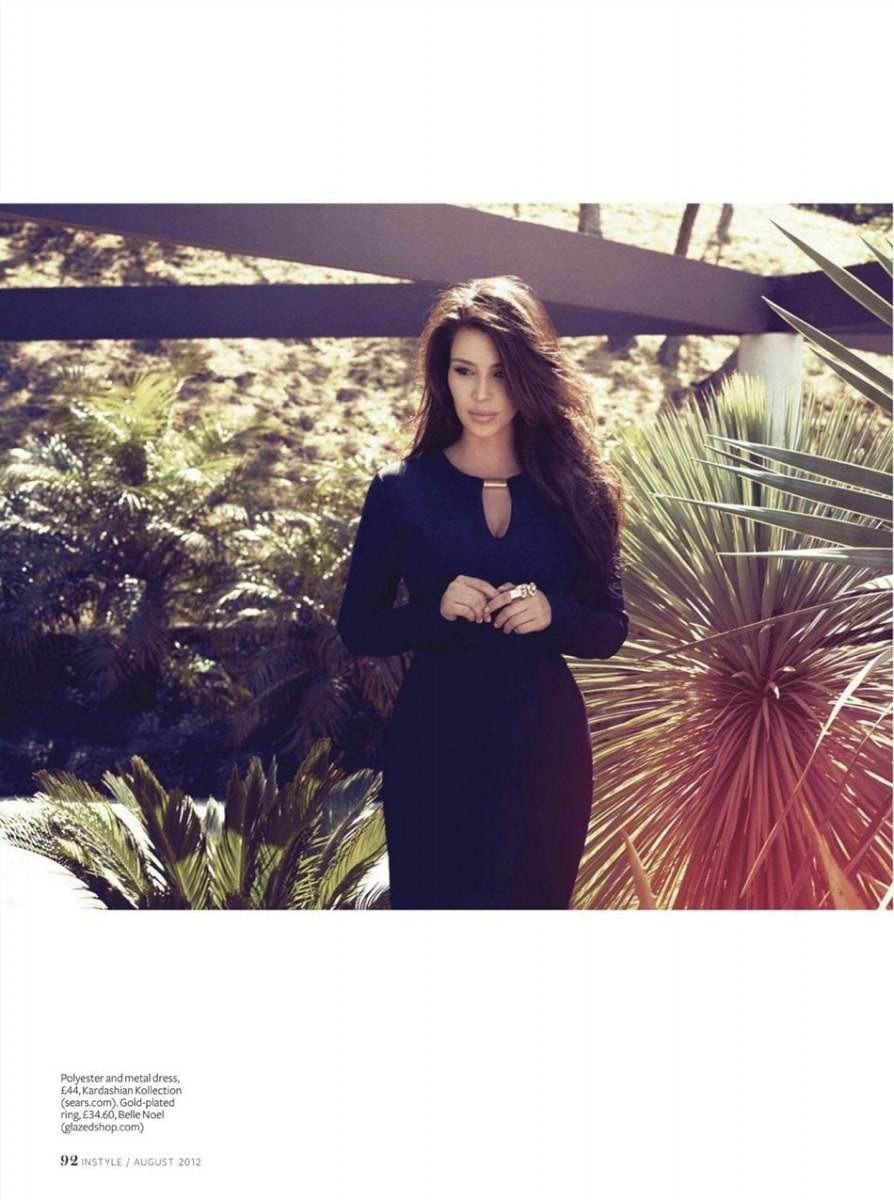 Kim kardashian @ InStyle UK August 2012