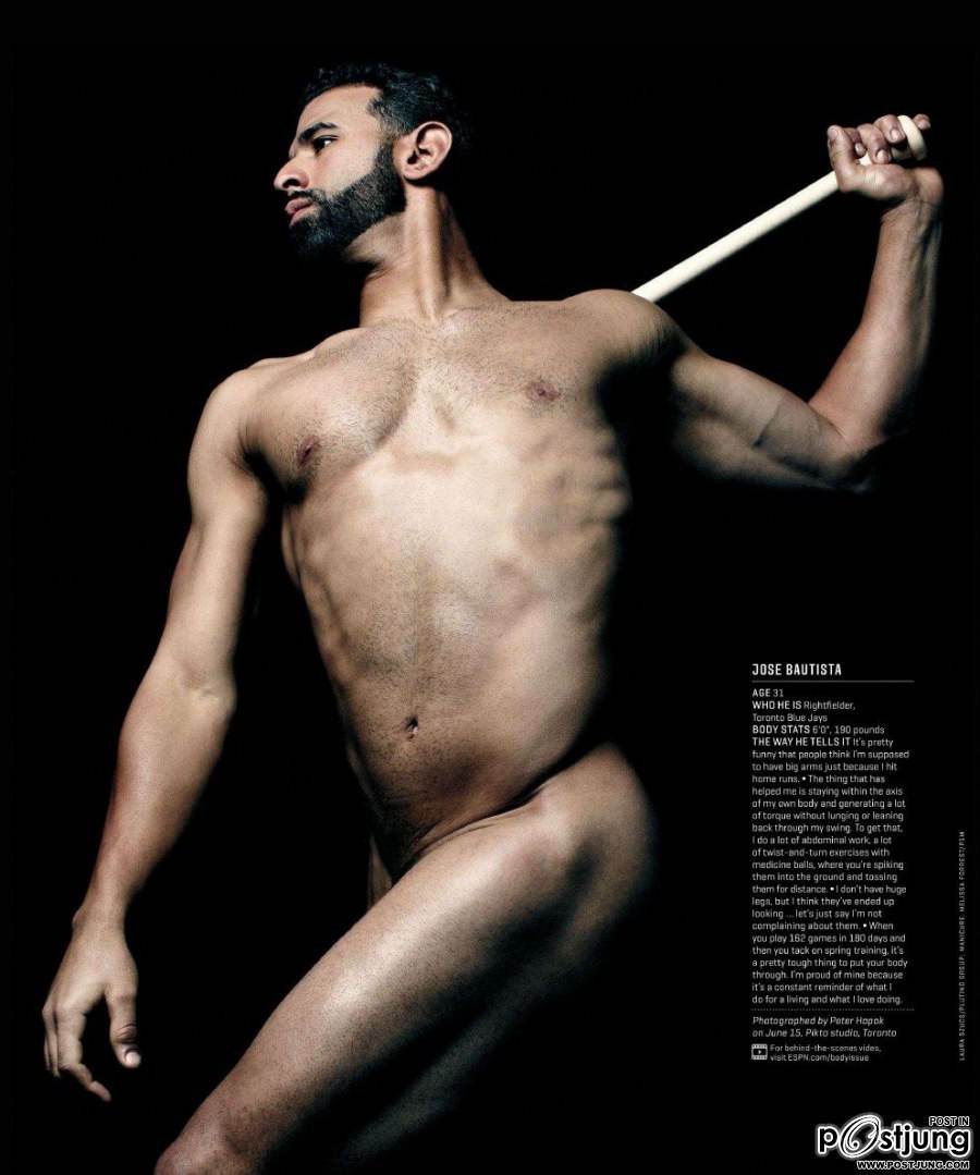 นักกีฬาโอลิมปิก เปลื้องผ้าถ่ายแบบสุดอาร์ตใน ESPN’s Body Issue July 2012