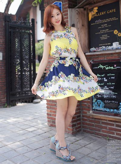 แฟชั่น ชุดเดรสพิมพ์ลายสุดเก๋ ที่ฮิตสุดๆ