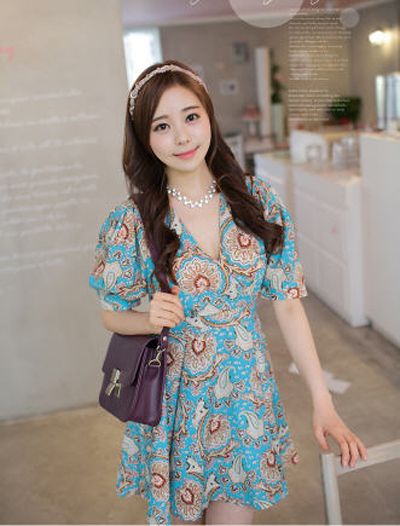 แฟชั่น ชุดเดรสพิมพ์ลายสุดเก๋ ที่ฮิตสุดๆ