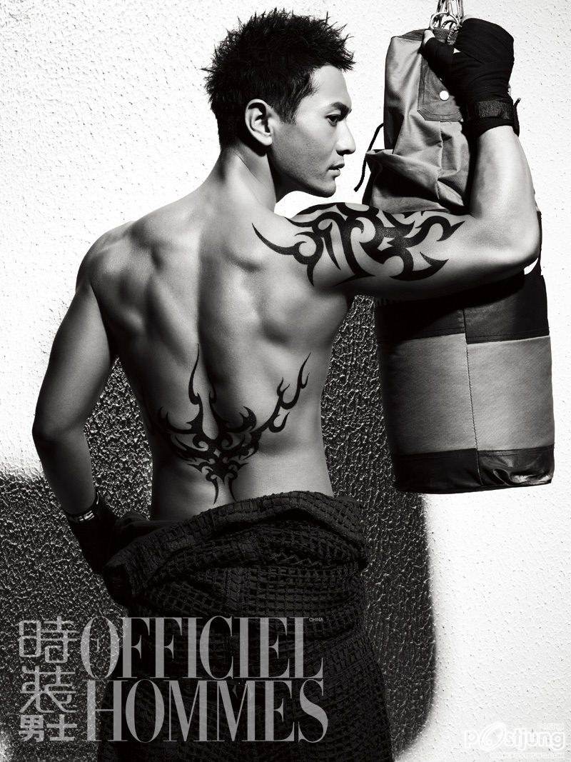 Huang Xiao Ming @ L’Officiel Hommes China no.286 July 2012