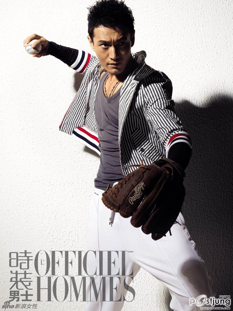 Huang Xiao Ming @ L’Officiel Hommes China no.286 July 2012