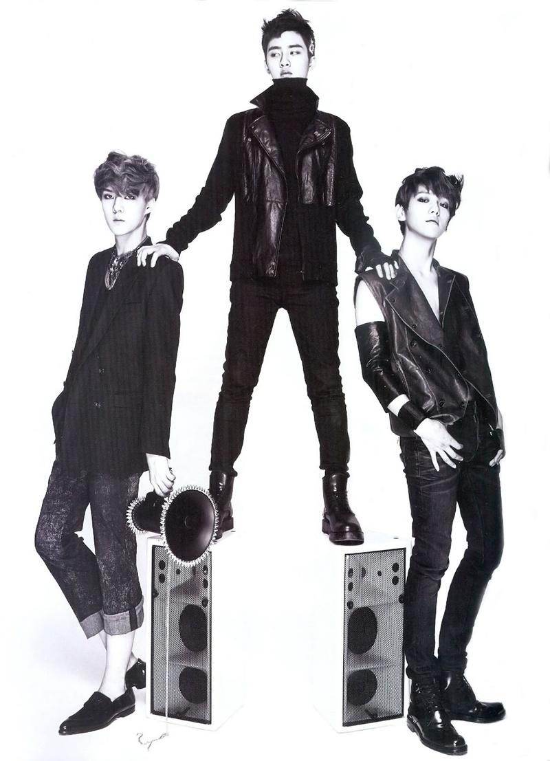 EXO-K @ L'Officiel Hommes Korea August 2012