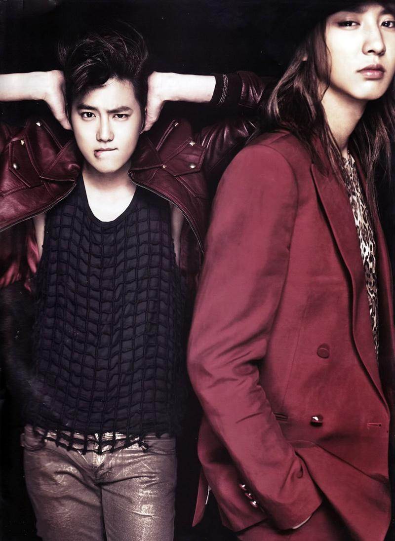 EXO-K @ L'Officiel Hommes Korea August 2012