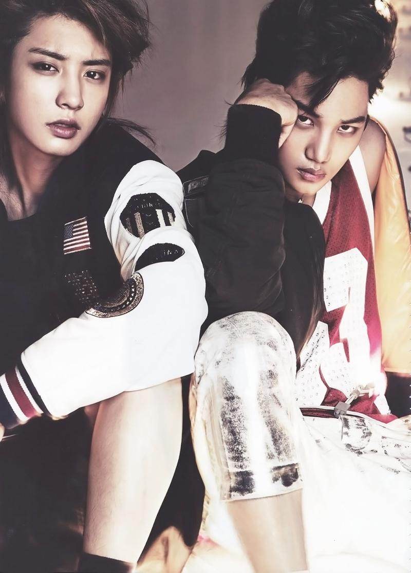 EXO-K @ L'Officiel Hommes Korea August 2012