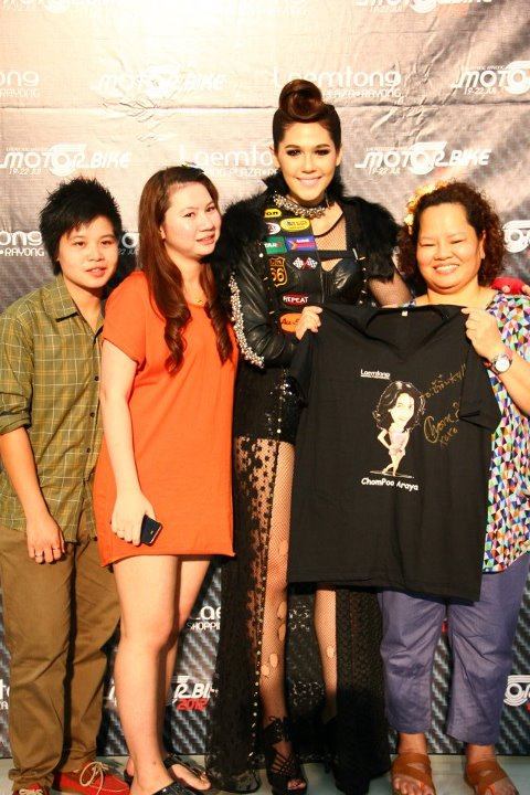 ชมพู่ อารยา ในงาน Motor Bike 2012 @ Laemtong Rayong