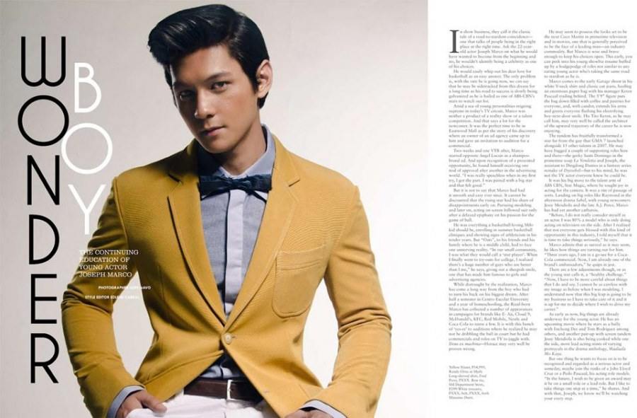 Joseph Marco @ Garage Magazine June 2012