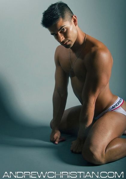 Nicco Sky for Andrew Christian : HQ images
