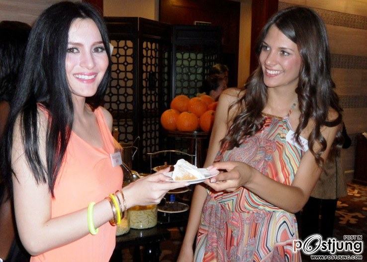 กองประกวดมิสเวิลด์ เซอร์ไพรส์วันเกิดให้น้องณฉัตร และมิสเซอร์เบีย