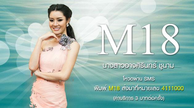 ขอเชิญร่วมโหวตผู้เข้าประกวดนางสาวไทย 2555
