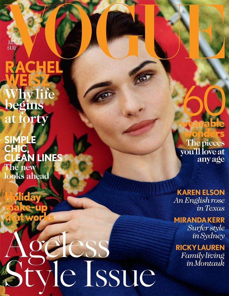 Rachel Weisz @ Vogue UK July 2012