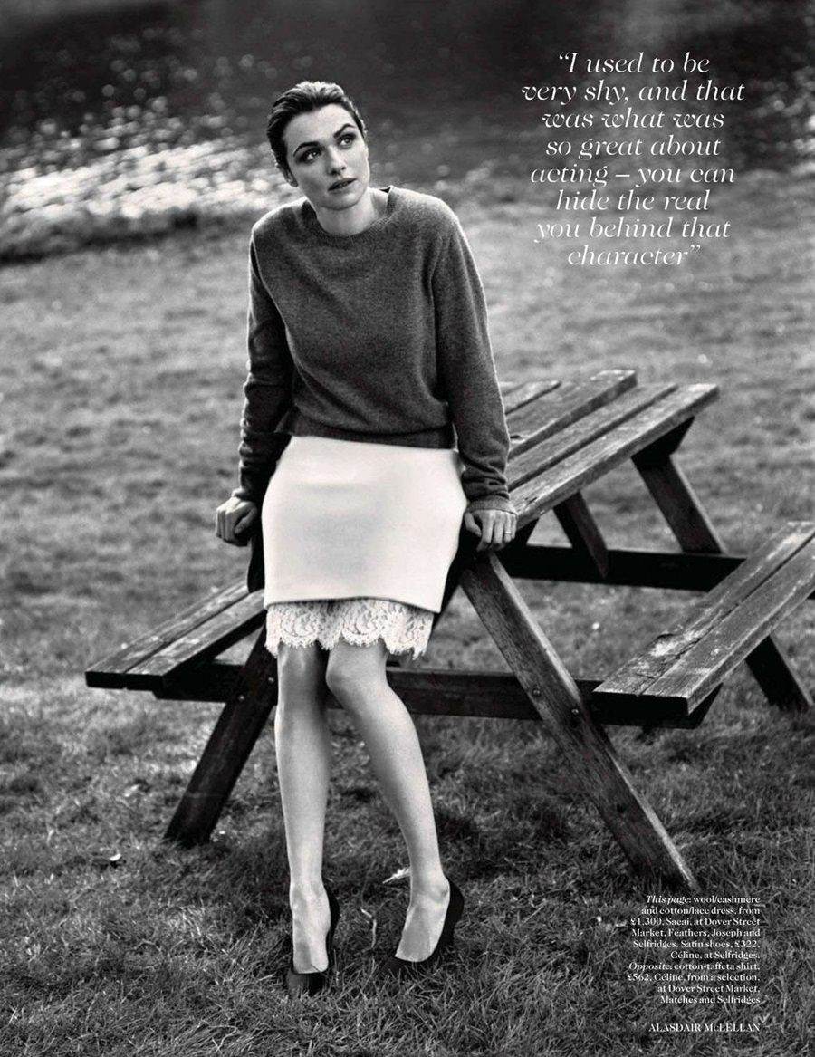 Rachel Weisz @ Vogue UK July 2012