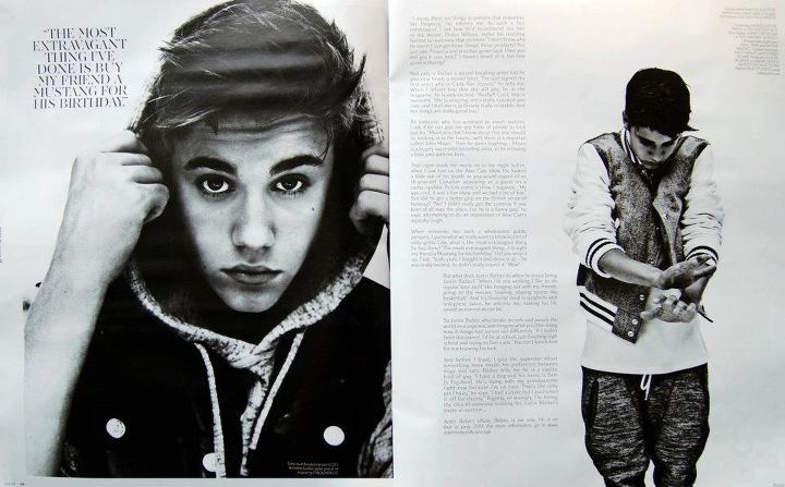 Justin Bieber in Rollacoaster Magazine