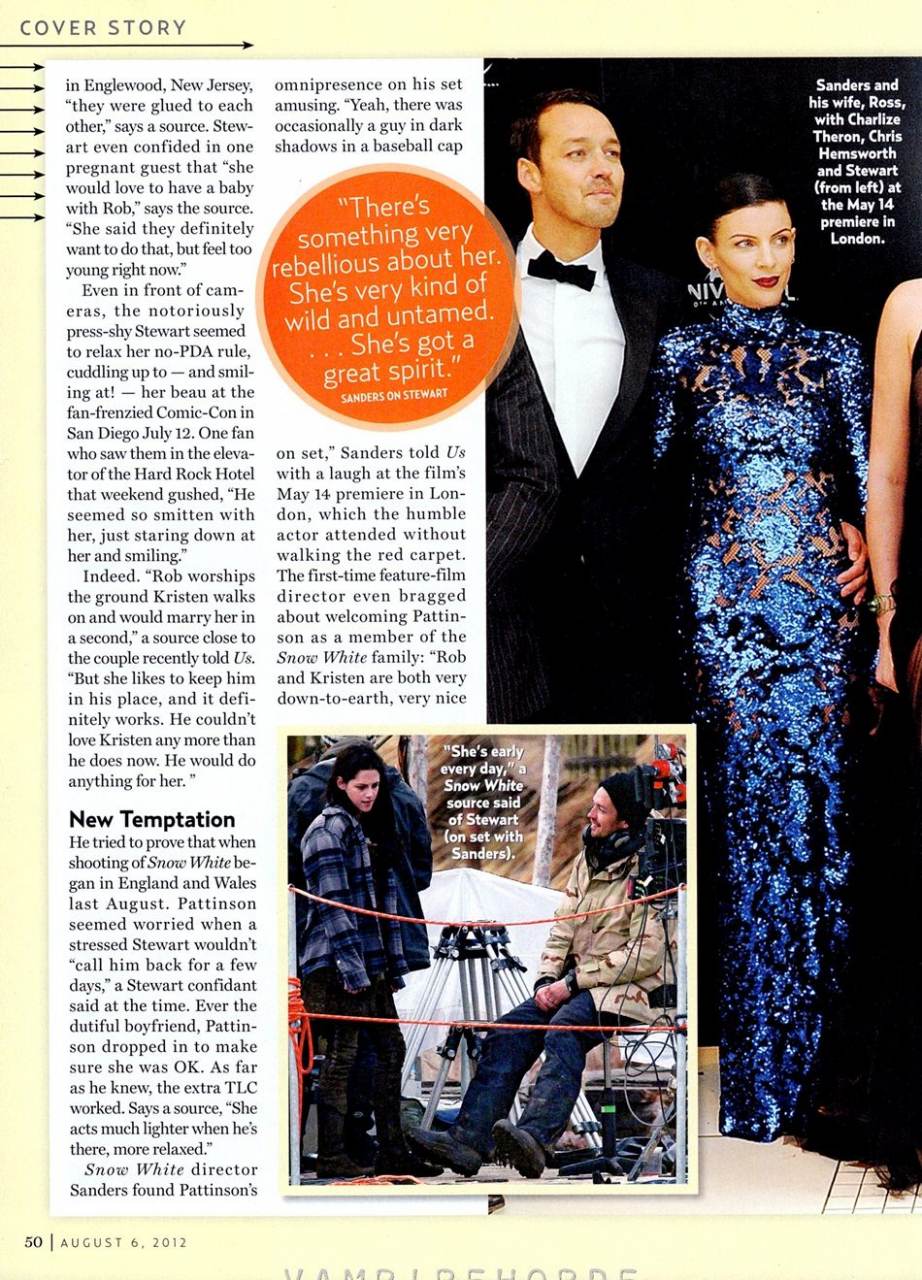 Kristen Stewart @ US Weekly issue 912 August 2012