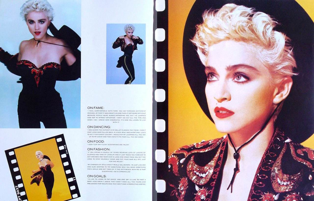 Madonna Who's That Girl Tour Book เลอค่าน่าสะสม