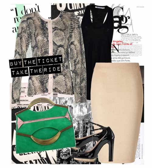 โฉบเฉี่ยวให้สมใจ กับแฟชั่นลายหนังงู