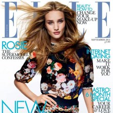 Rosie Huntington-Whiteley @ Elle UK September 2012