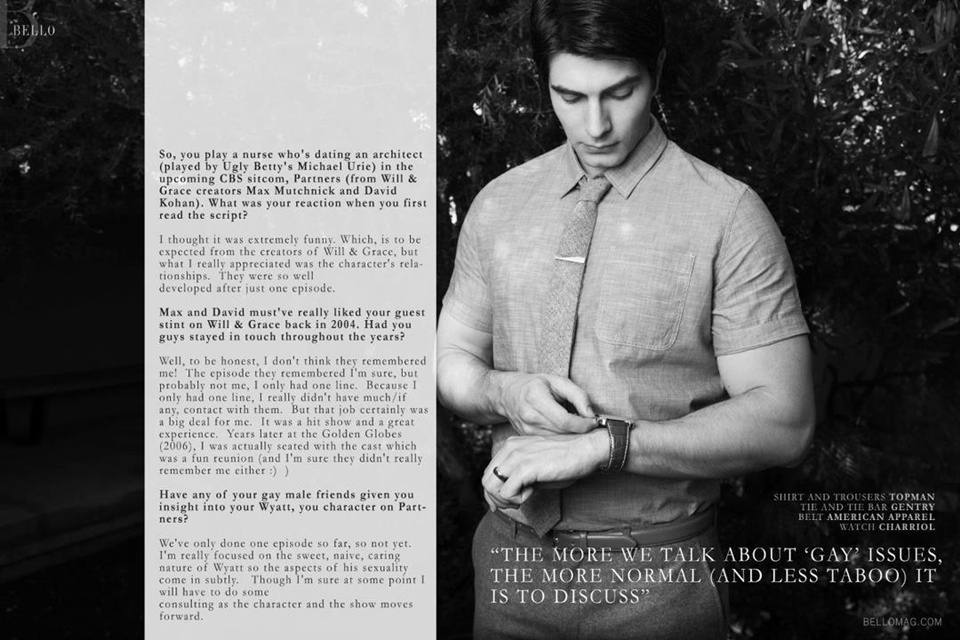 Brandon Routh @ Bello Mag #37