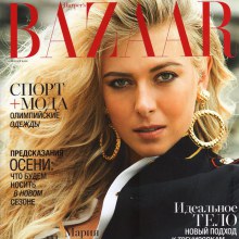 Maria Sharapova @ Harper’s Bazaar Russia August 2012