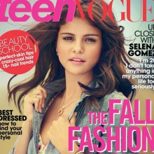 Selena Gomez is a jean shirt queen on the September 2012 cover of Teen