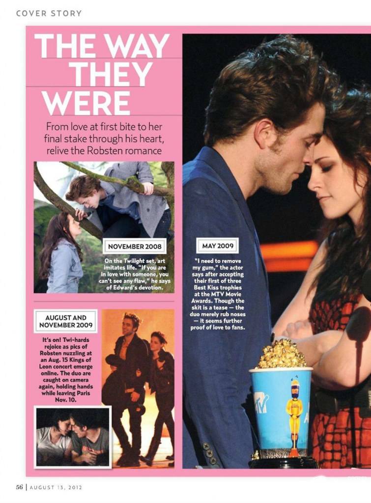 Robert Pattinson @ Us Weekly issue 913 August 2012