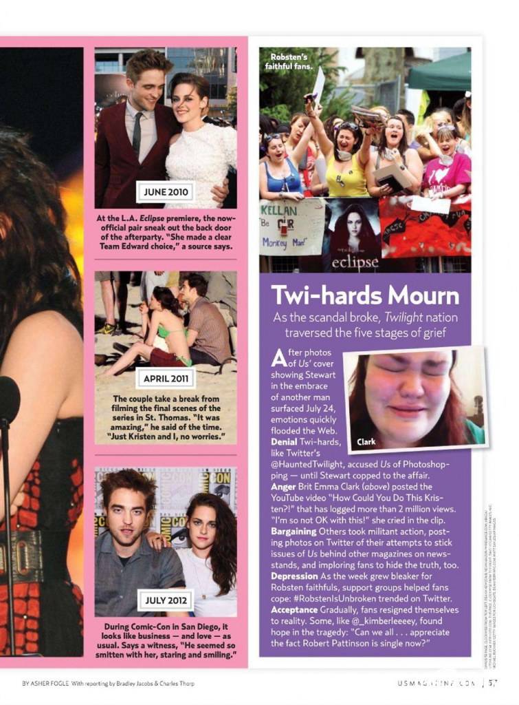 Robert Pattinson @ Us Weekly issue 913 August 2012