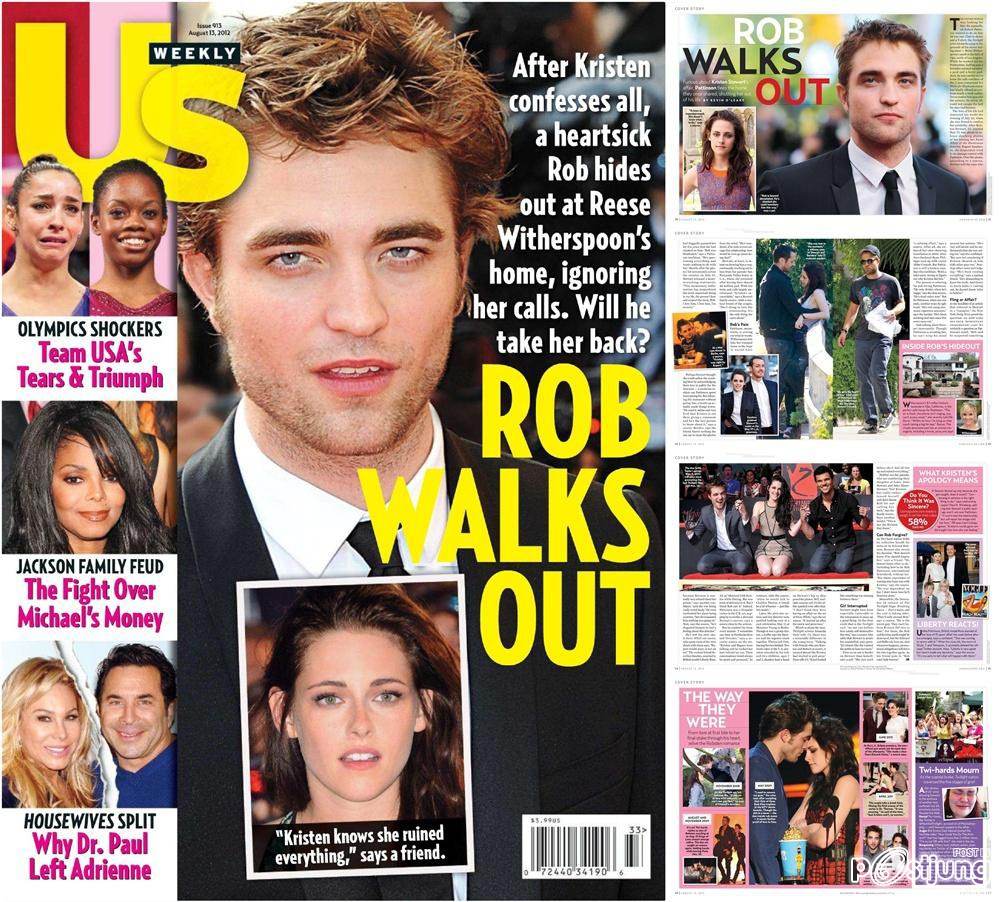 Robert Pattinson @ Us Weekly issue 913 August 2012