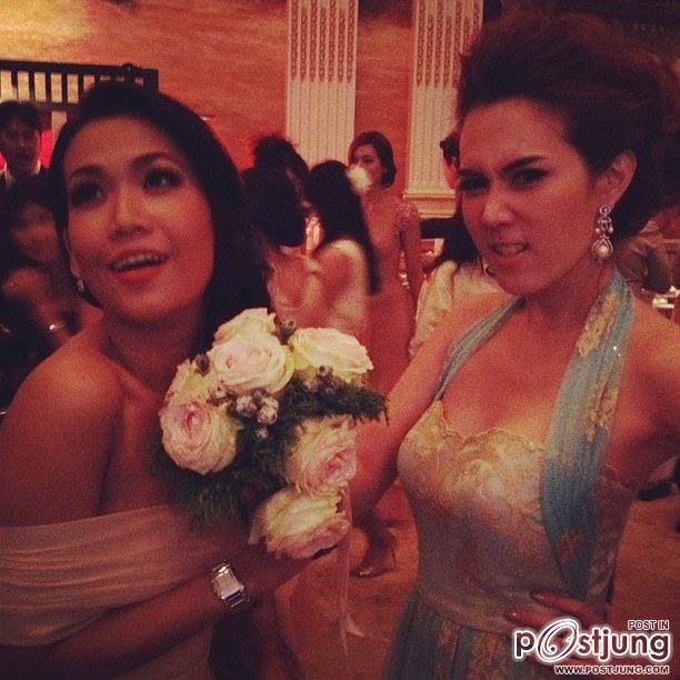 Instagram งานแต่งงานจ๋า ยศสินี - เปิ้ล ณัฐบูร