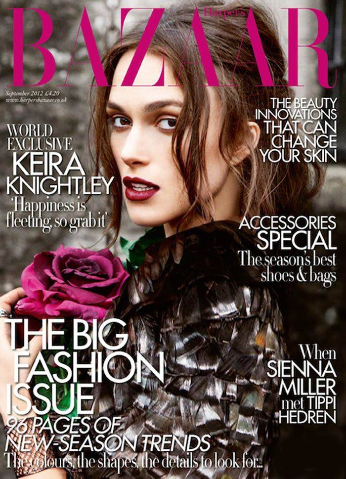 Keira Knightley @ Harper's Bazaar UK September 2012