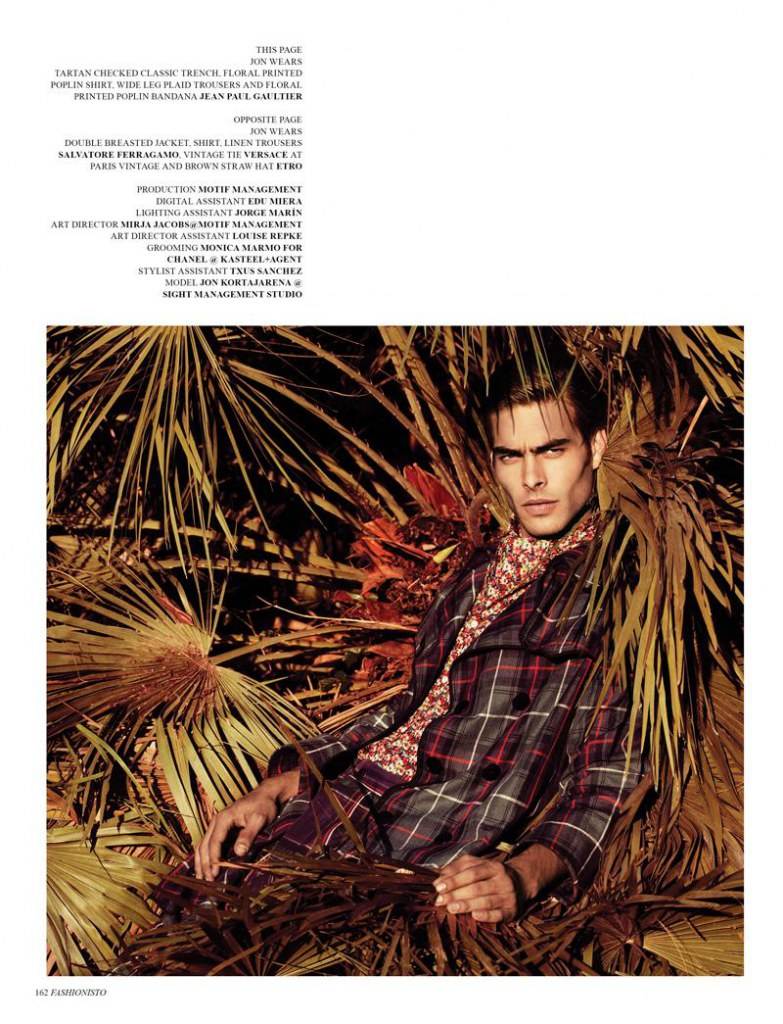Jon Kortajarena @ Fashionisto # 3 Spring 2012