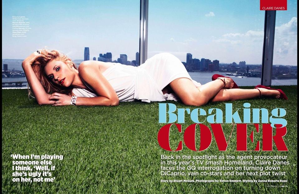Claire Danes @ GQ UK September 2012
