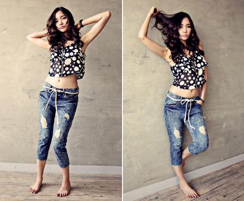 แฟชั่น เสื้อเอวลอย น่ารักน่าหยิก