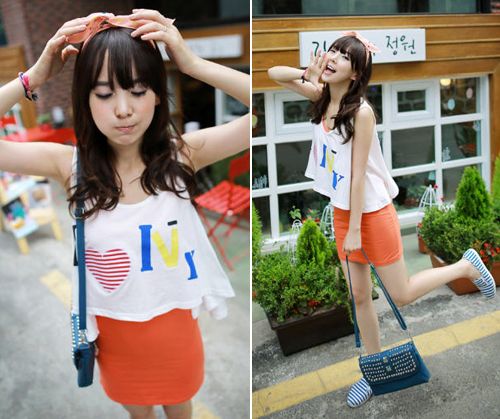 แฟชั่น เสื้อเอวลอย น่ารักน่าหยิก