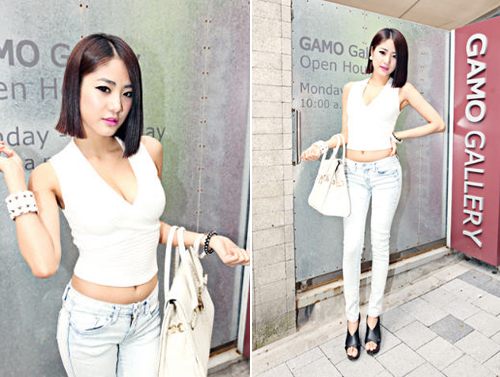 แฟชั่น เสื้อเอวลอย น่ารักน่าหยิก